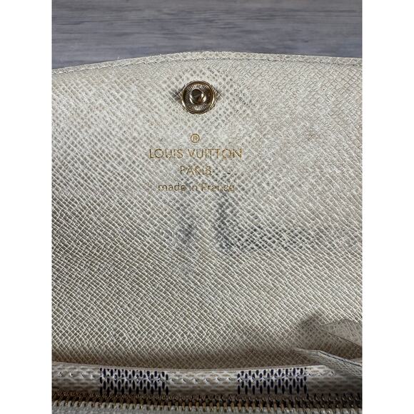 Louis Vuitton Damier Azur Textured Wallet- France- Great Used Condition - Picture 5 of 7